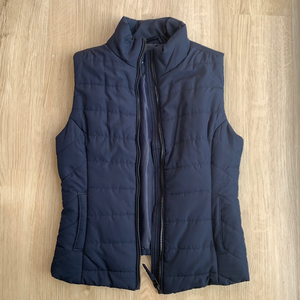 Navy Puffer Vest